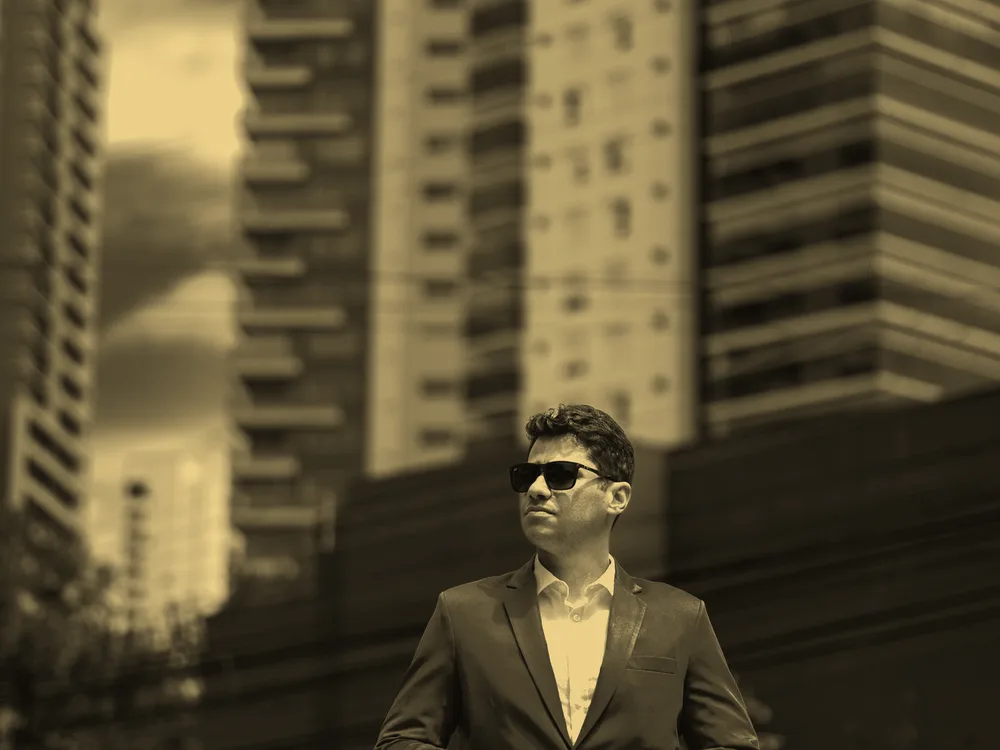 Close protection officer on detail